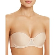 Chantelle Women's Modern Invisible Silicone Free Lightweight Strapless Bra, Nude Blush, 38B