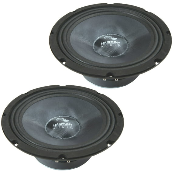 Harmony Audio HA-CMB8 Car Stereo Cabron Mid Bass Mid Range 8" Speakers 4 Ohm New