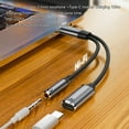 thumbnail image 4 of Yammee Type C to 3.5mm Auditory Adapter Cable and with PD100W Charging Splitter Cord for Phones and Laptops Enhances Sound, 4 of 9