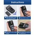 thumbnail image 2 of MESTEK Full Angle Inverted Display Screen Non-destructive Inductive Wood Moisture Meter Environmental Temperature Humidity Detection ℃/℉ Units Conversion Household Soft Wood Hard Wood Drywal, 2 of 7