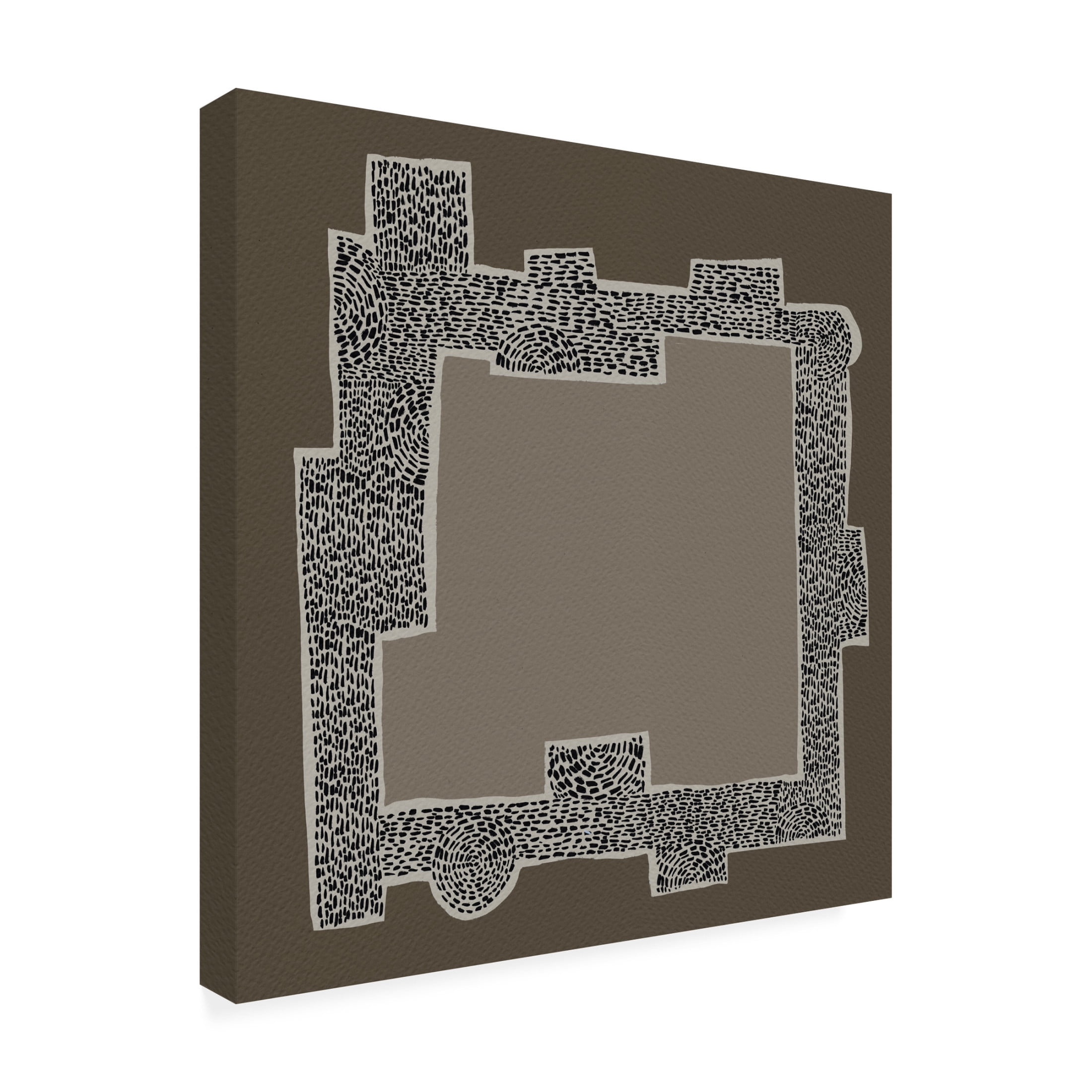 Trademark Fine Art Regina Moore  Neutral Stack I Canvas Wall Art