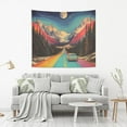 thumbnail image 2 of Yayeee Tapestry Wall Hanging for Bedroom 60" x 40" Living Room Home Wall Art Decor, Colorful Road, 2 of 7