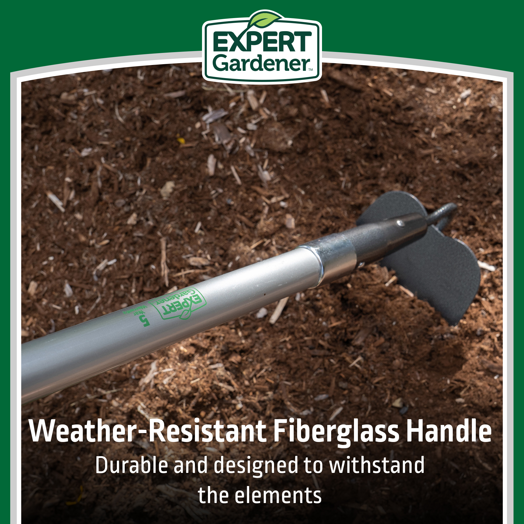 Expert Gardener Fiberglass Long Handle Garden Hoe photo 3