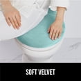 thumbnail image 4 of Funda de asiento para tapa de inodoro GORILLA GRIP, espuma viscoelástica gruesa, azul marino, 4 of 9