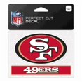 thumbnail image 1 of San Francisco 49ers Decal 4.5x5.75 Perfect Cut Color, 1 of 1