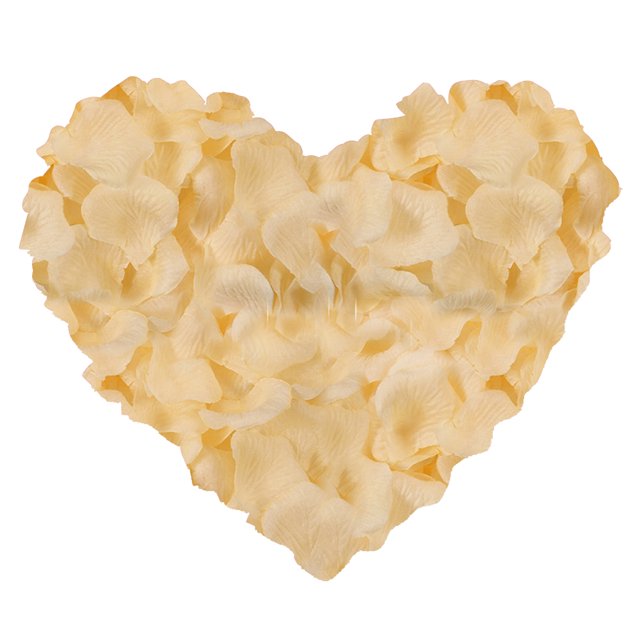 Laklulu 12 bolsas de pétalos de rosa artificiales, pétalos de flores no tejidos para decoración romántica, de bodas, fiestas y del día de San Valentín