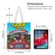 thumbnail image 5 of Goof Troop Bolso de tela con estampado de lienzo para mujer, bolsa de compras reutilizable y estética, con cremallera interior, regalo para mujer, 35 × 40 cm., 5 of 6