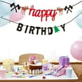 thumbnail image 3 of Happy Birthday Banner Happy Birthday Flag Banner Party Letter Banner Non-woven Fabrics Banner Child, 3 of 5