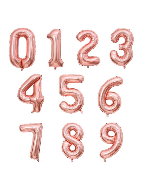 Number Balloons in Number & Letter Balloons