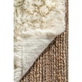 thumbnail image 5 of nuLOOM Hand Woven Genuine Greek Flokati Shag Area Rug, 9' x 12', Natural, 5 of 5
