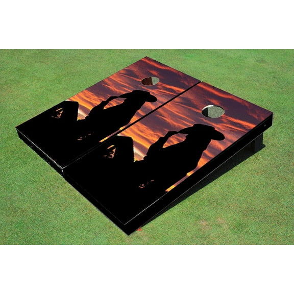 Cowgirl # 1 Themed Cornhole Boards
