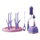 thumbnail image 3 of Limpiador de cepillos para biberones, cepillo para limpieza de biberones, rejilla de drenaje portátil, cepillo multifuncional, juego de cepillos para Violeta CUTICAT cepillo de botella, 3 of 8