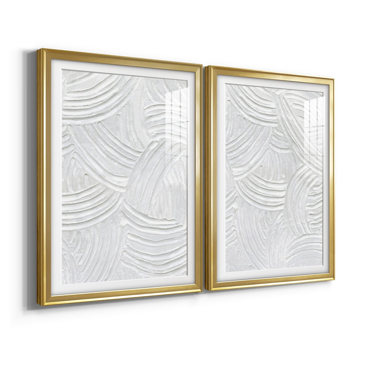 Wexford Home Sandstone Grooves I Premium Framed Print, 26.5" x 36.5" - Ready to Hang, Gold (Set of 2)