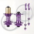 thumbnail image 4 of Buje de 32 orificios Aluminio Ally Bicicleta de montaña 7-11 es Buje de freno de disco Eje delantero trasero de liberación Morado Delantero Trasero Macarena bujes de bicicleta de montaña, 4 of 8