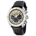 thumbnail image 1 of Festina F16489-7 Men's Brown Dial Black Leather Strap Chronograph Quartz Watch, 1 of 2