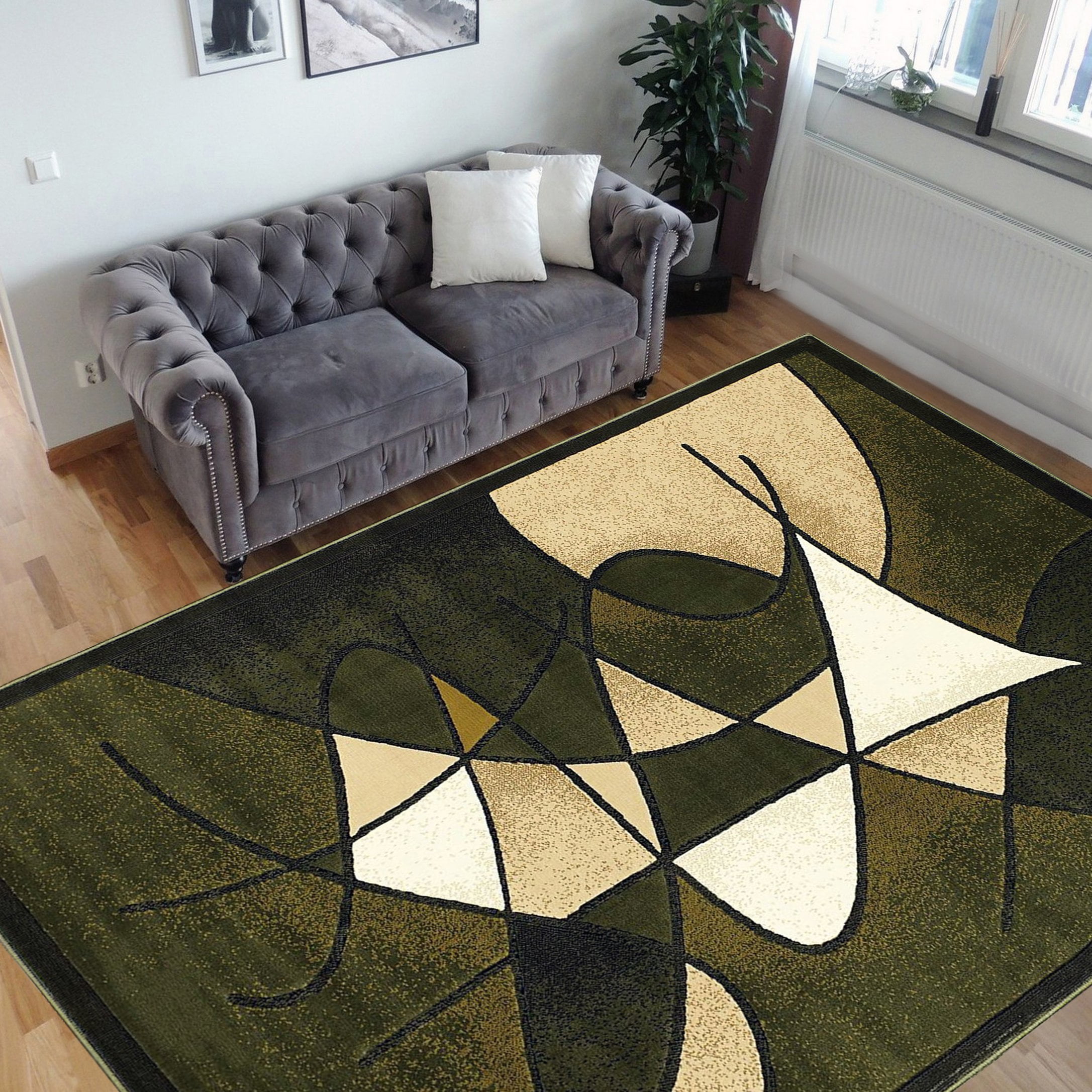 Handcraft RugsModern Contemporary Living Room RugsAbstract Carpet