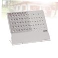 thumbnail image 3 of OULII 1Pcs Desk Daily Calendar Aluminium Modern Design Perpetual Calendar for Home Office, 3 of 8
