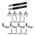 thumbnail image 1 of Rubbermaid 1784415 Rail de Rangement Mural Horizontal en Acier de 48 Pouces, 1 of 9