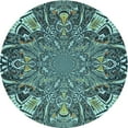 thumbnail image 1 of Ahgly Tapis Rond Lavable en Machine Intérieur Transitionnel Gris Ardoise Foncé Ou Vert Ardoise Foncé, 4 Pieds Rond, 1 of 7