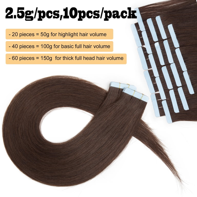 Benehair Tape In 100% Real Remy Human Hair Extensions 18inch  display picture 2