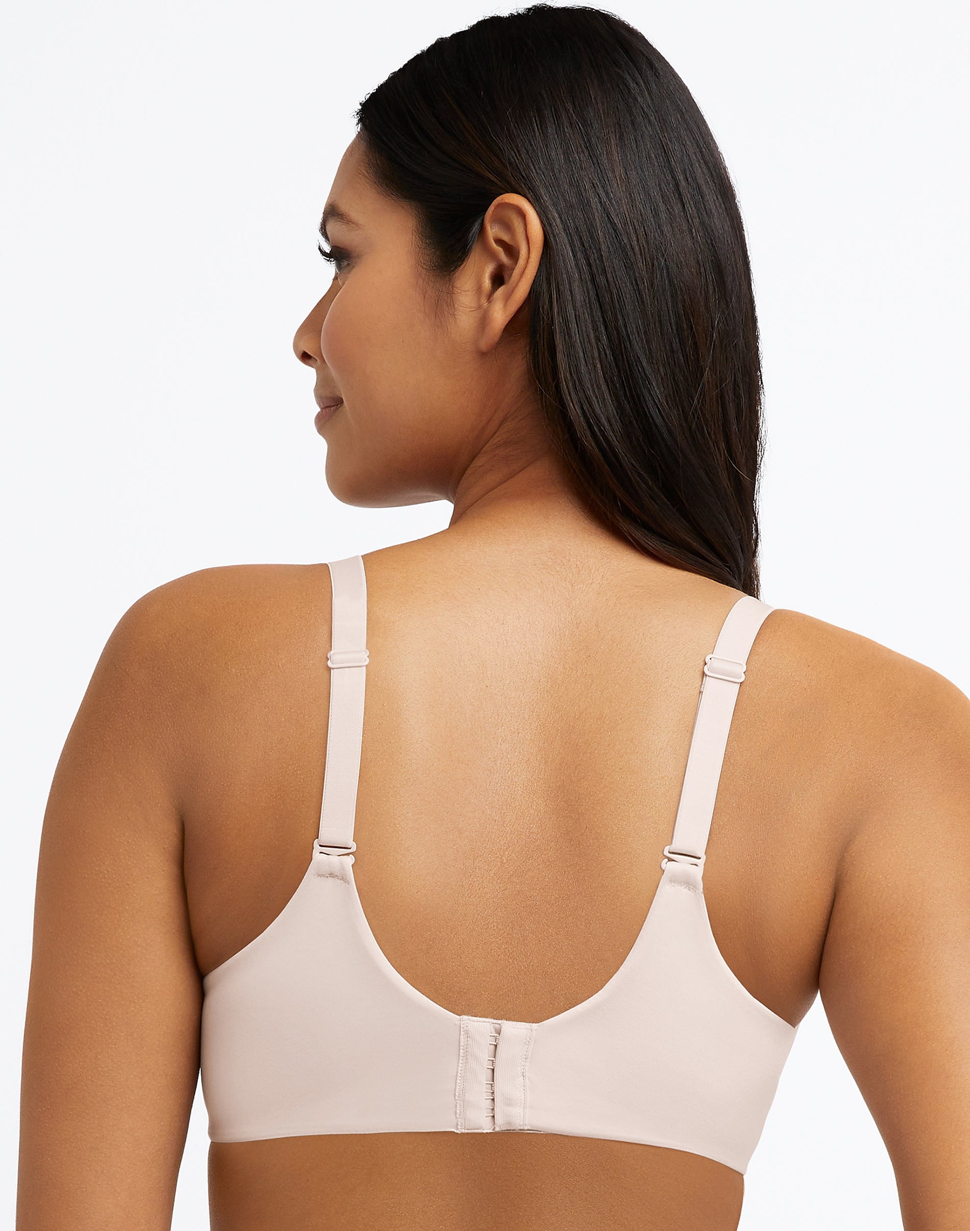 Women's Bali DF0084 One Smooth U Comfort Stretch Lace Underwire Bra (Sandshell 36C)