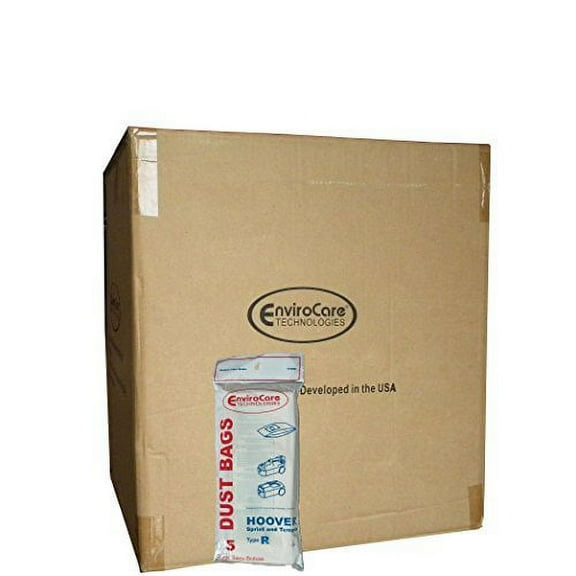 1 Case (50 pkgs) Compatible with Hoover Type R Sprint Tempo Allergy Vacuum Cleaner Bags