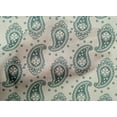 thumbnail image 4 of oneOone Tissu en Coton Menthe Cambrique Motif Cachemire Tissu Imprimé au Mètre 42 Pouces de Large, 4 of 4