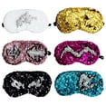 thumbnail image 3 of Sleep Mask Sequins Breathable Eye Sleeping Cover Eye Mask for Office Home, 3 of 8