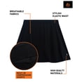 thumbnail image 4 of RBX Girls Athletic Skorts Performance Scooter Skirt for Girls with Shorts Underneath 2 Pack, 4 of 7