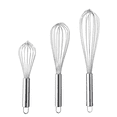 thumbnail image 1 of Juego de batidores de acero inoxidable, batidores de cocina, batidores de globo, batidores de alambre para cocina, paquete de 3, 1 of 5