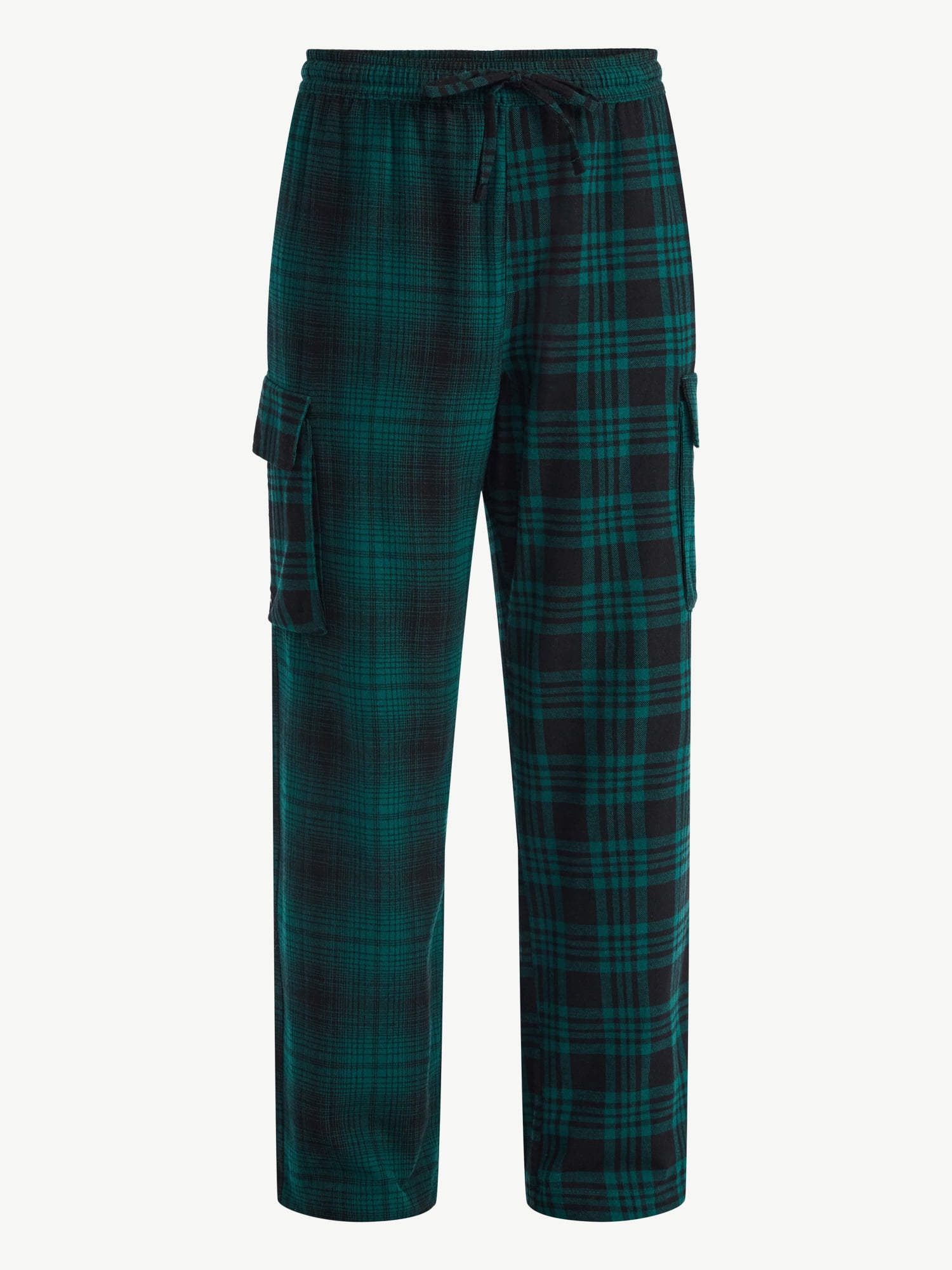 No Boundaries Flannel Cargo Pants, Men's & Big Men's