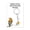 A, variant on Keychain Pendant Heart Bird Charm Stainless Steel Key Chain with Heartwarming Engraving Comfort Token Keyring Backpacks Wallets Accessories