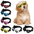 thumbnail image 3 of Bonitas gafas para perros con protección solar y protección UV, plegables, con almohadillas para la nariz de gatitos (F0R8), 3 of 8