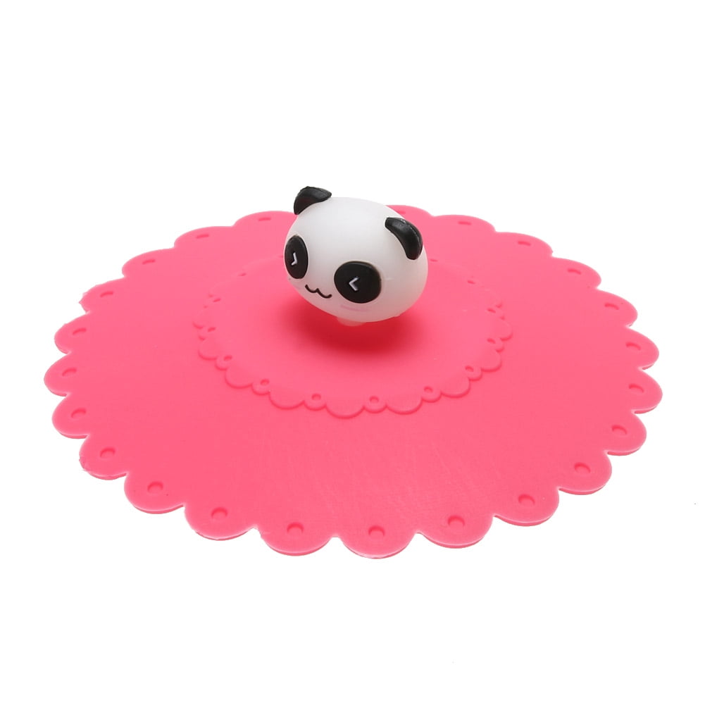 Details about   Cute Anti-dust Silicone Glass Cup Cover Coffee Seal Lid Cap 