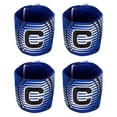 thumbnail image 1 of Banda elástica de capitán Uxcell con letra C para entrenamiento de equipo de fútbol, paquete de 4, 1 of 5
