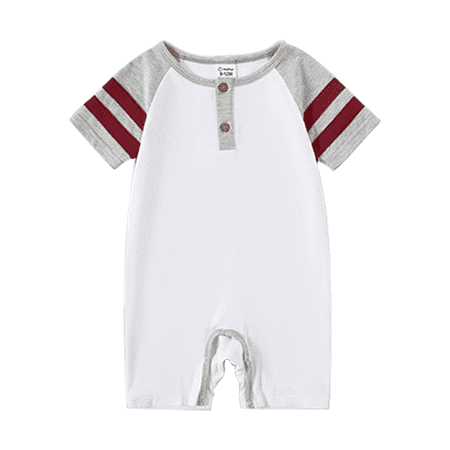 

Patpat Mosaic Family Matching Red and White Series Sets(V-neck Dresses - T-shirts - Rompers)