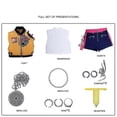 thumbnail image 4 of KPop Demon Hunters Rumi Cosplay Costume Set Halloween Party Fancy Dress for Womens _c!ZZ17 26s, 4 of 5
