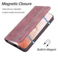 thumbnail image 2 of Galaxy S22 Plus Wallet Case,  Flip Folio Wallet Cover Slim Premium PU Leather Case with RFID Blocking Card Holders Kickstand Magnetic Closure Bumper Cover for Samsung Galaxy S22 Plus 6.6 inch,Winered, 2 of 8