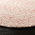 thumbnail image 3 of SAFAVIEH Micro-Loop Daithi Geometric Area Rug, Pink/Ivory, 7' x 7' Round, 3 of 7