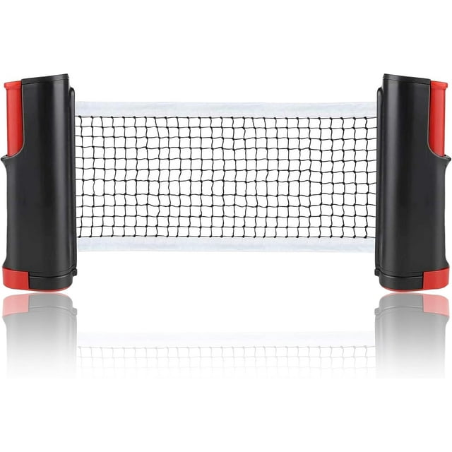 Ping Pong Paradise, Filet de Tennis de Table Rétractable pour Tous Âges, Extensible jusqu'à 6 Pieds, Convient aux Surfaces jusqu'à 2 Pouces d'Épaisseur, Résistant aux Intempéries et à l'Eau