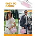 thumbnail image 6 of HOTOR Insulated Lunch Box for Men and Women, Portable Soft Cooler Bag with 4 Pockets, Adjustable Shoulder Strap, Light Pink, 6 of 6