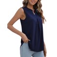 thumbnail image 3 of Mengpipi Womens Casual Tank Top Sleeveless Summer Shirts V-Neck Comfy Blouse for Work S-XL, 3 of 4