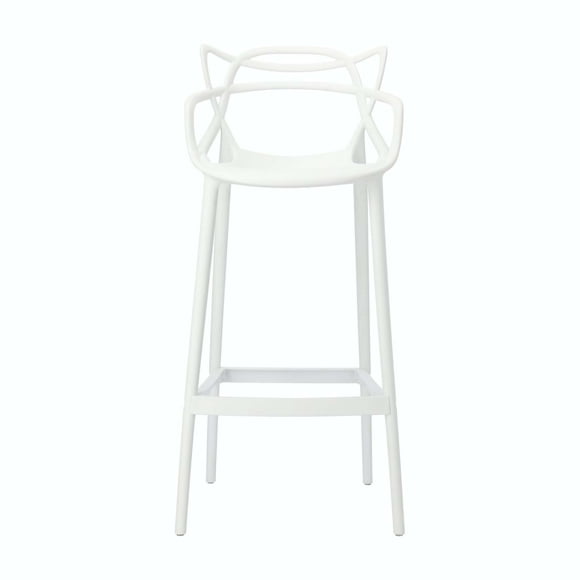 Banco Alto Equipamiento en Muebles Trix Color Blanco Multiusos