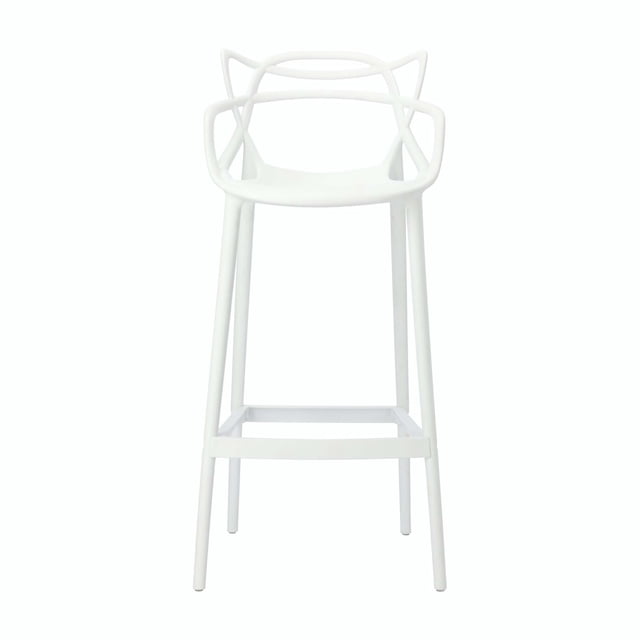Banco Alto Equipamiento en Muebles Trix Color Blanco Multiusos