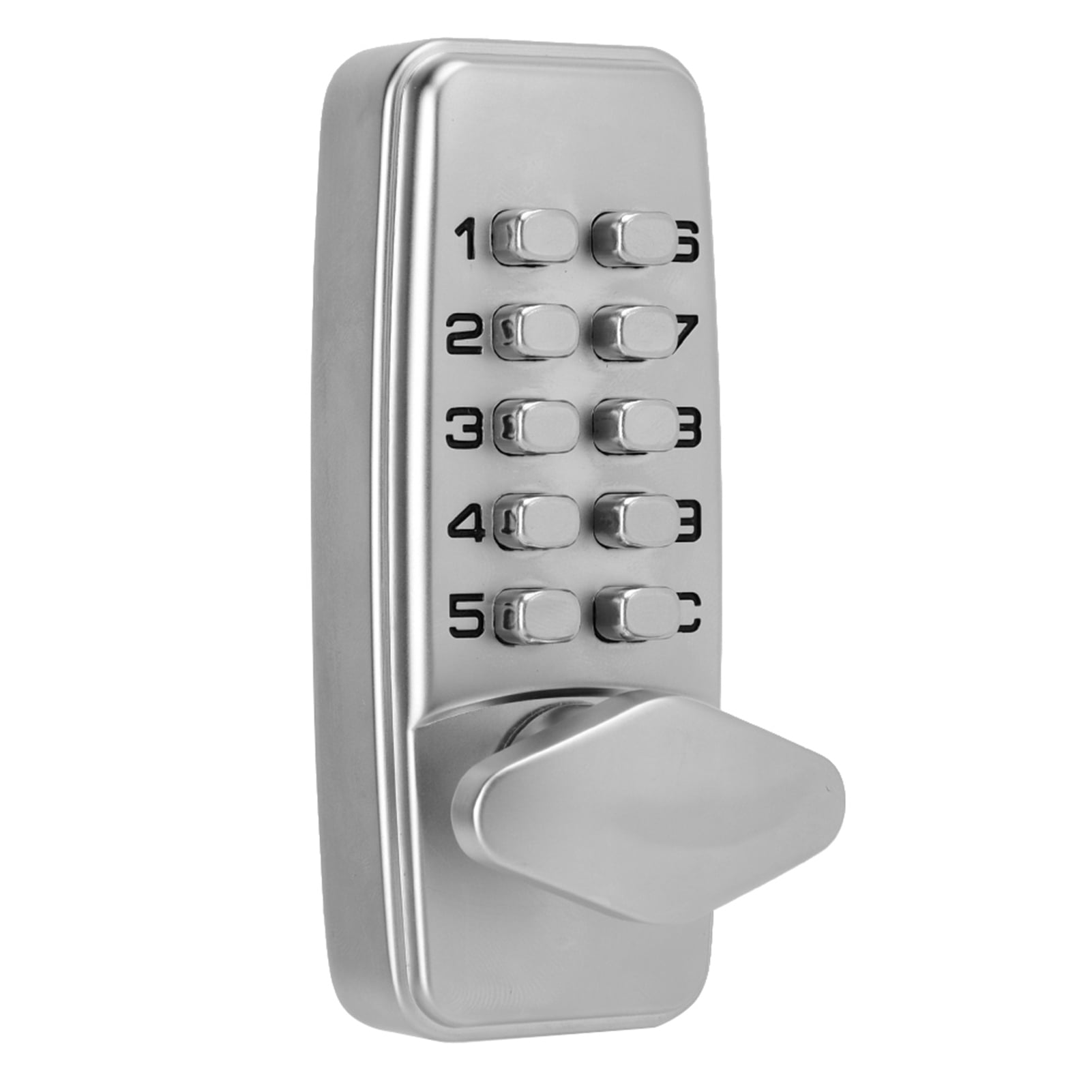 Nieyigj 2-4 Digits Mini Mechanical Keypad Code Lock, Heavy-Duty Weatherproof Cabinet Lock, Keyless Entry Door Password Security Coded Lock for Indoor Outdoor Storage Cabinets, Drawers & Lockers
