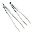 thumbnail image 3 of Heavy Duty Extra Long BBQ Tong Set of 2, Stainless Steel with Rubber Grip, 16 & 12 inch - Extra Long, Durable and Great for Cooking and Grilling, 3 of 4
