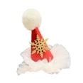 thumbnail image 3 of Pinza de pelo navideña para mujer, horquilla única para fiesta, disfraces, festivales, 3 of 8