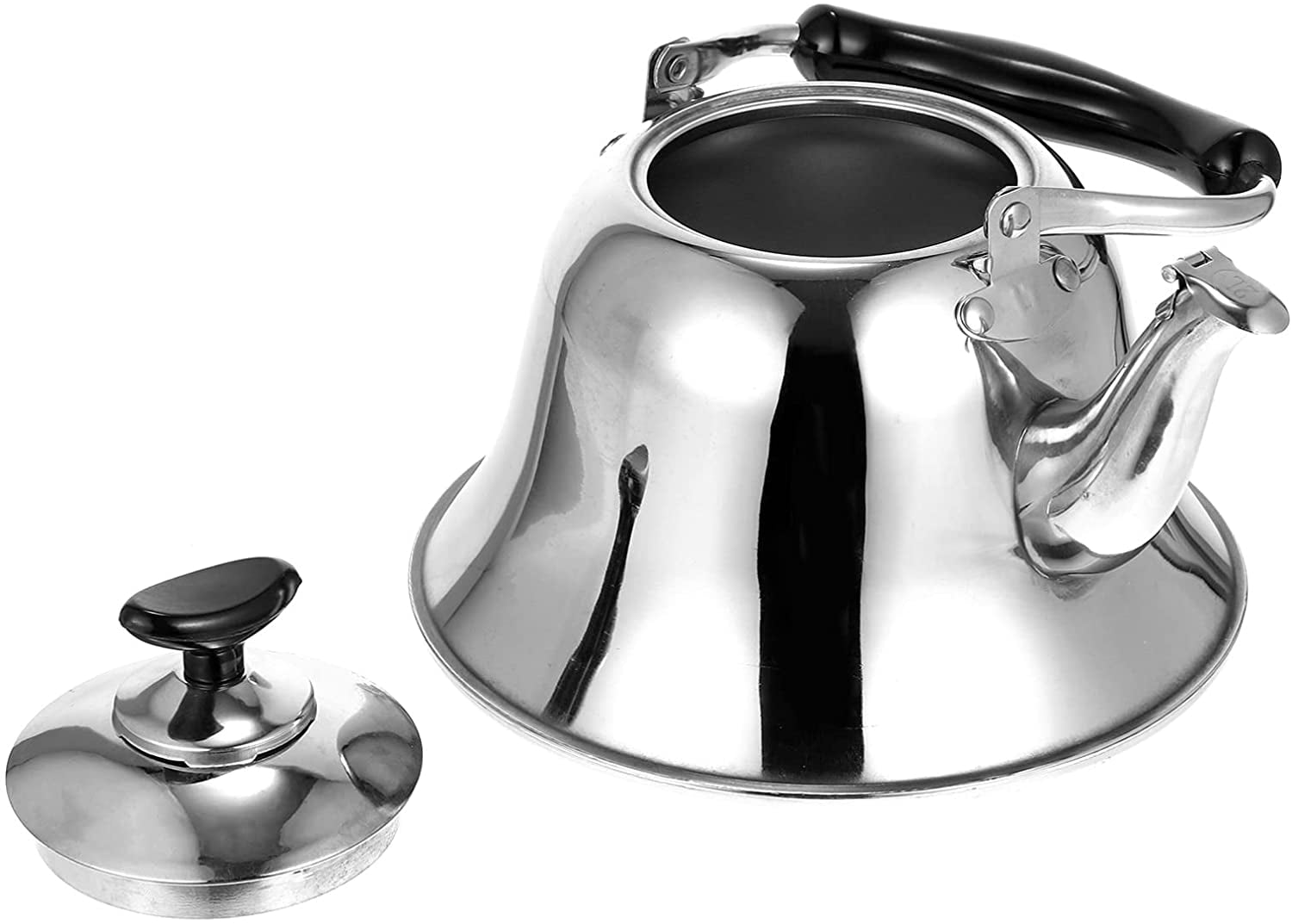 YDHELY Stove Top Whistling Tea Kettle Stainless Steel Teapot Fast