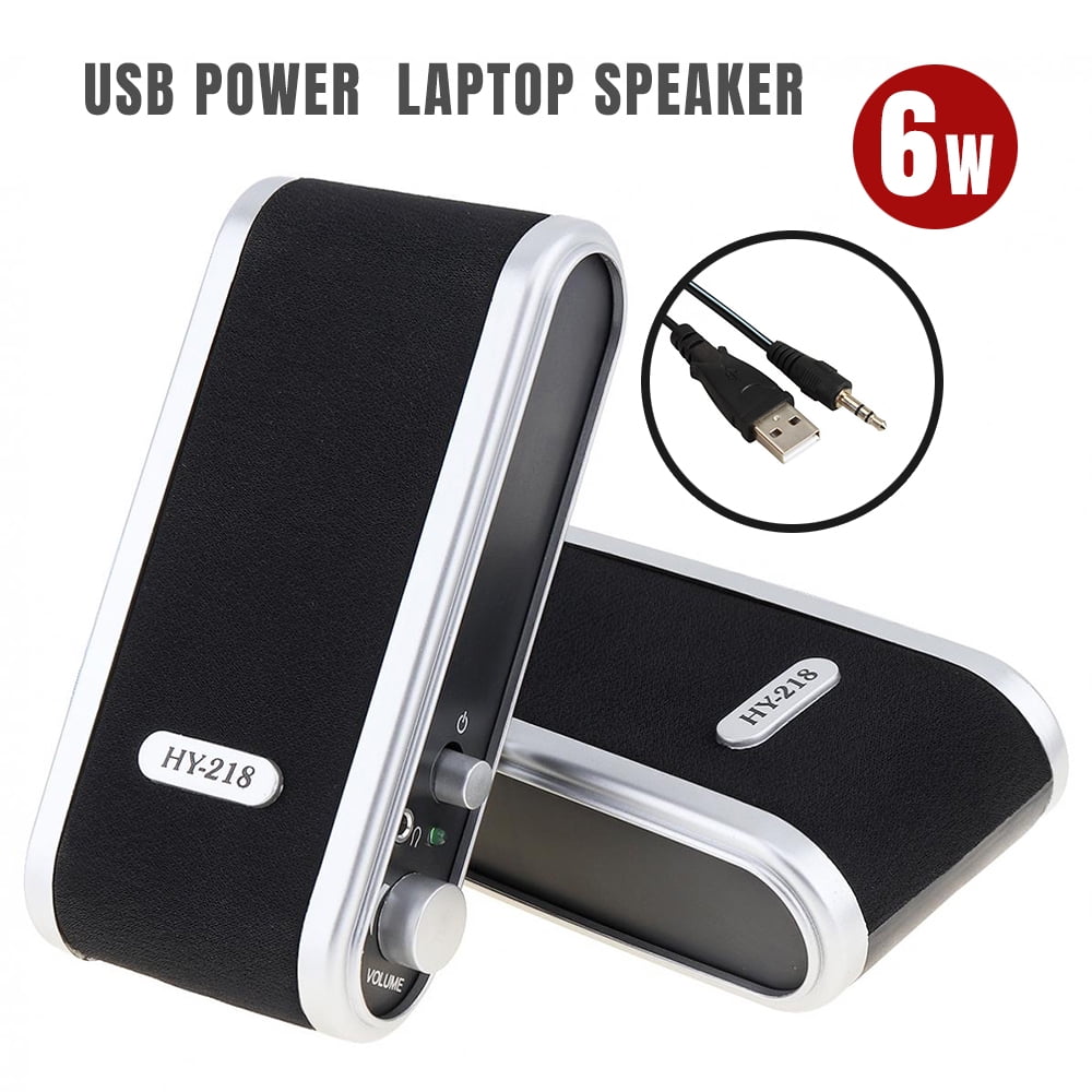 USB Power Multimedia Stereo Wired Computer Speakers Stereo 3.5mm Jack for Desktop PC Laptop