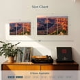 thumbnail image 3 of Elephant Stock Striking Grand Canyon Wall Art - Horizontal Multi Panel Canvas - Living Room Wall Decor - Nature Multi Panel - Orange And Brown Decor - 23" x 14", 3 of 4